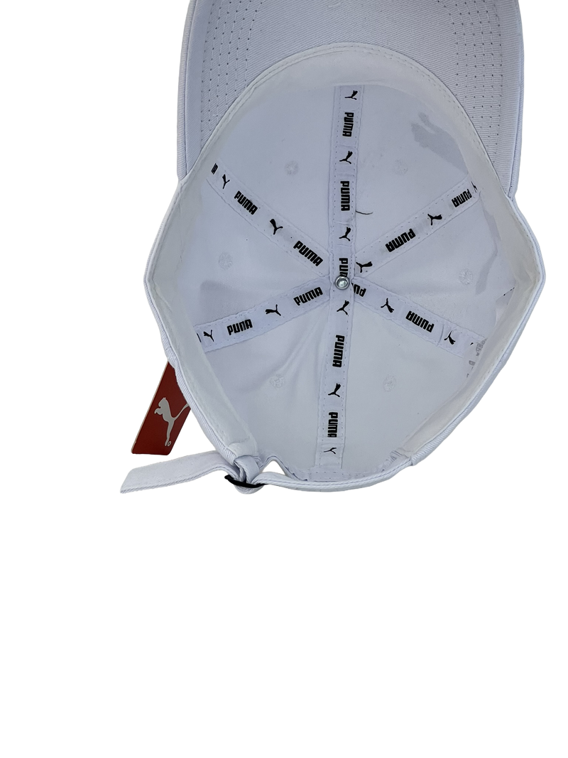 Boné Casual Puma BIG - Cor Branco Logo Branco