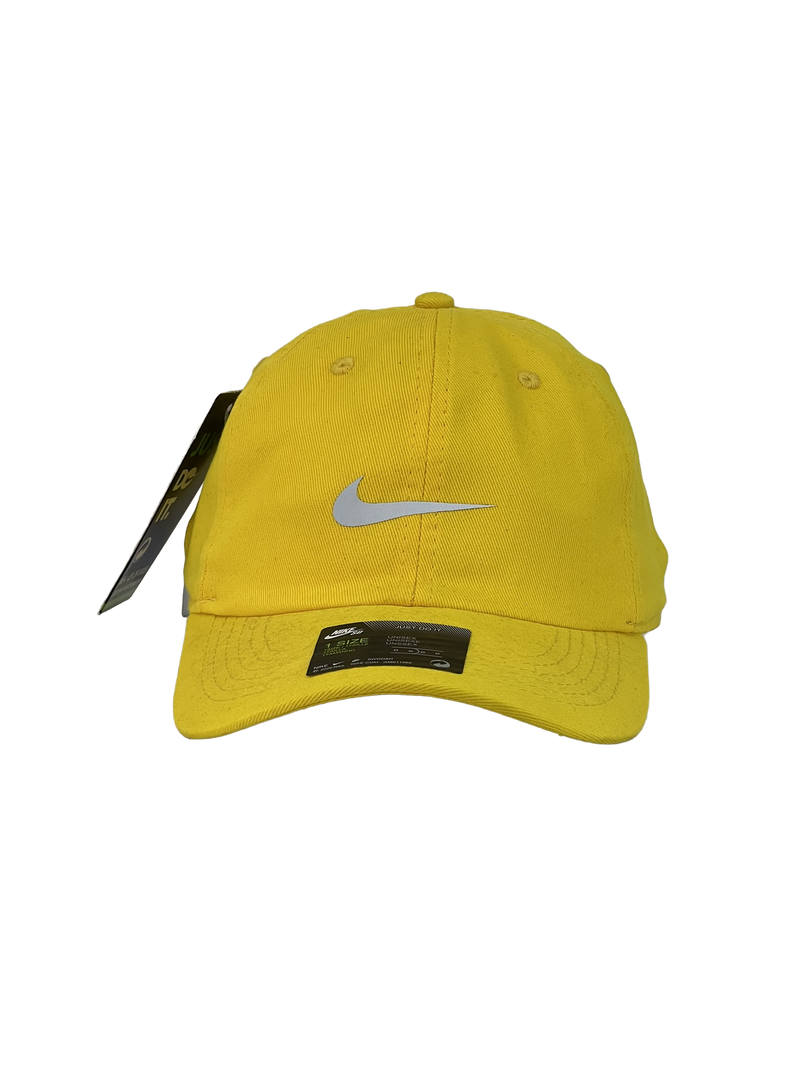 Boné Casual Nike Classic Transluc - Cor Amarelo Logo Branco