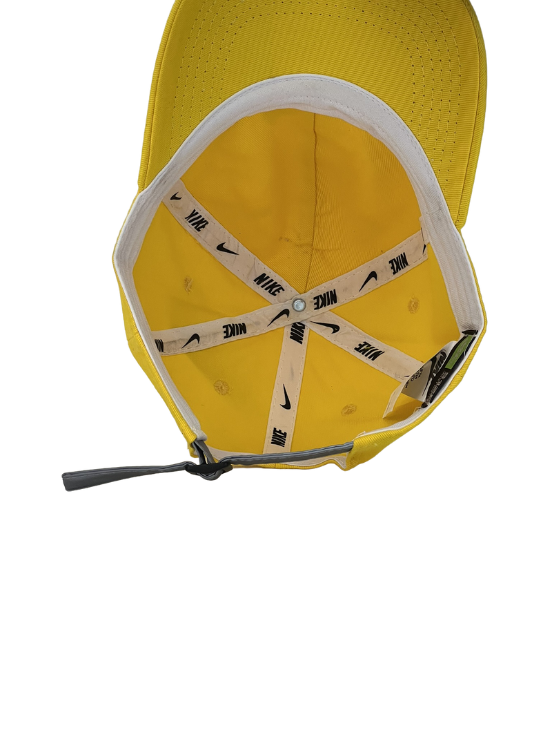 Boné Casual Nike Classic Transluc - Cor Amarelo Logo Branco