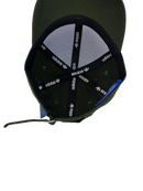 Boné Urbano Adidas Classic Listras - Cor Verde Militar Logo Branco