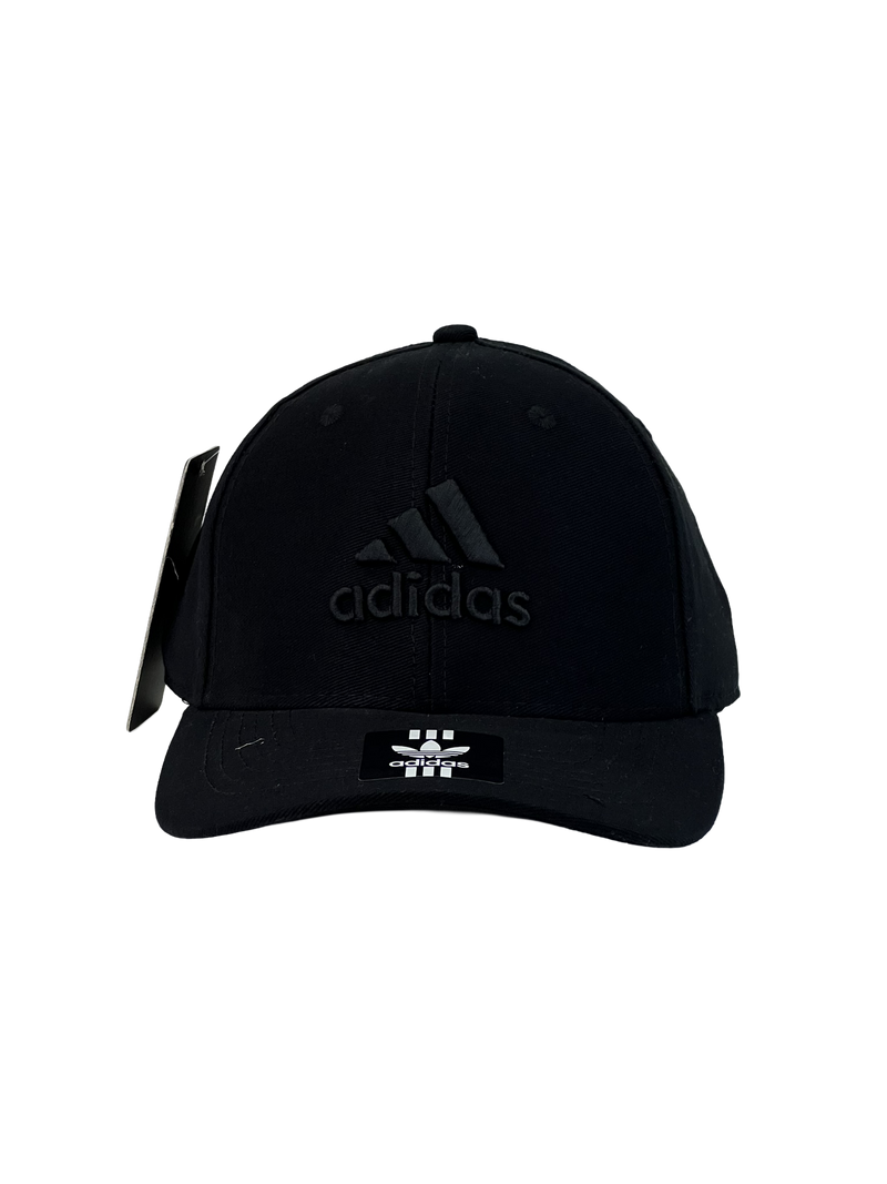 Boné Urbano Adidas Classic - Cor Preto Logo Preto