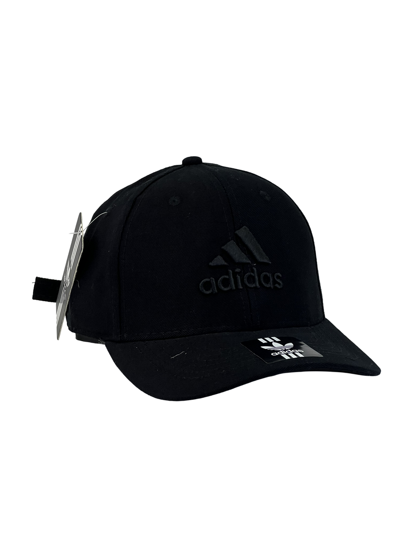 Boné Urbano Adidas Classic - Cor Preto Logo Preto
