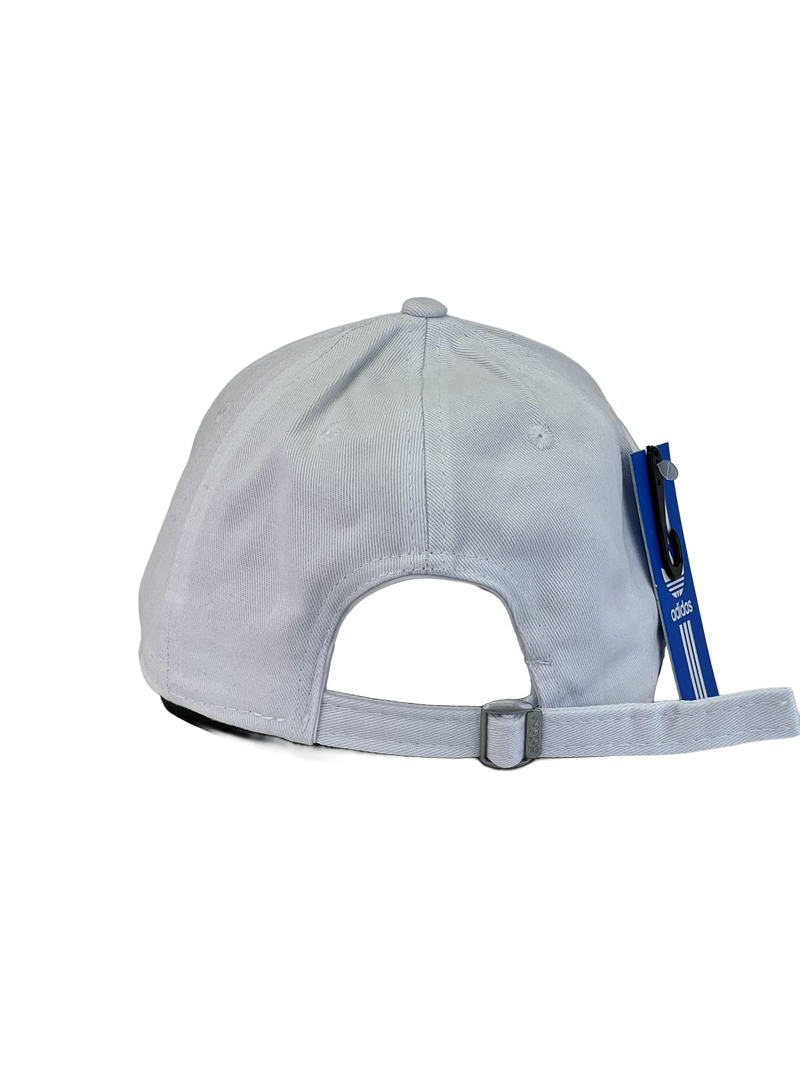 Boné Urbano Adidas Classic Listras - Cor Branco Logo Preto