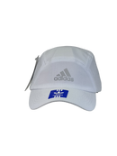 Boné Casual Adidas Basic Two - Cor Branco Logo Cinza