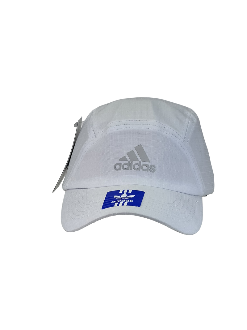 Boné Casual Adidas Basic Two - Cor Branco Logo Cinza