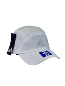 Boné Casual Adidas Basic Two - Cor Branco Logo Cinza