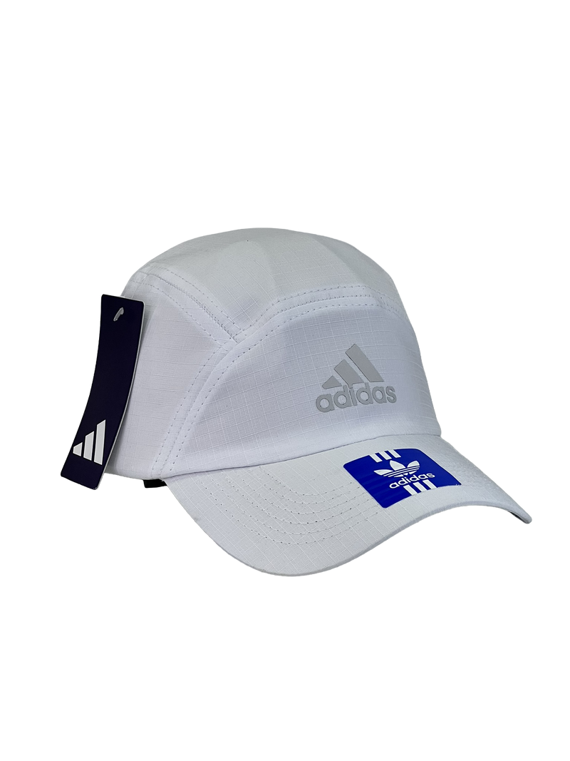 Boné Casual Adidas Basic Two - Cor Branco Logo Cinza