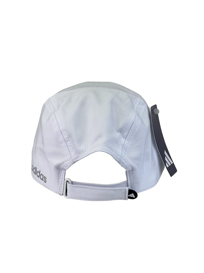 Boné Casual Adidas Basic Two - Cor Branco Logo Cinza