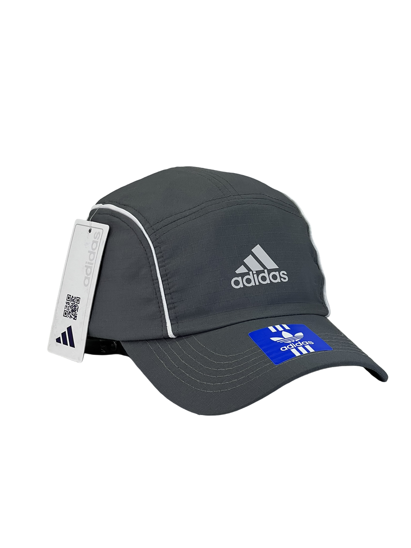Boné Casual Adidas Basic Two - Cor Cinza Logo Cinza