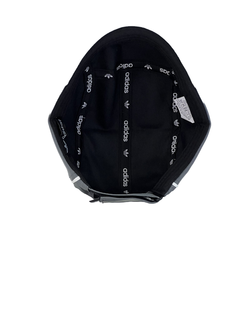 Boné Casual Adidas Basic Two - Cor Cinza Logo Cinza