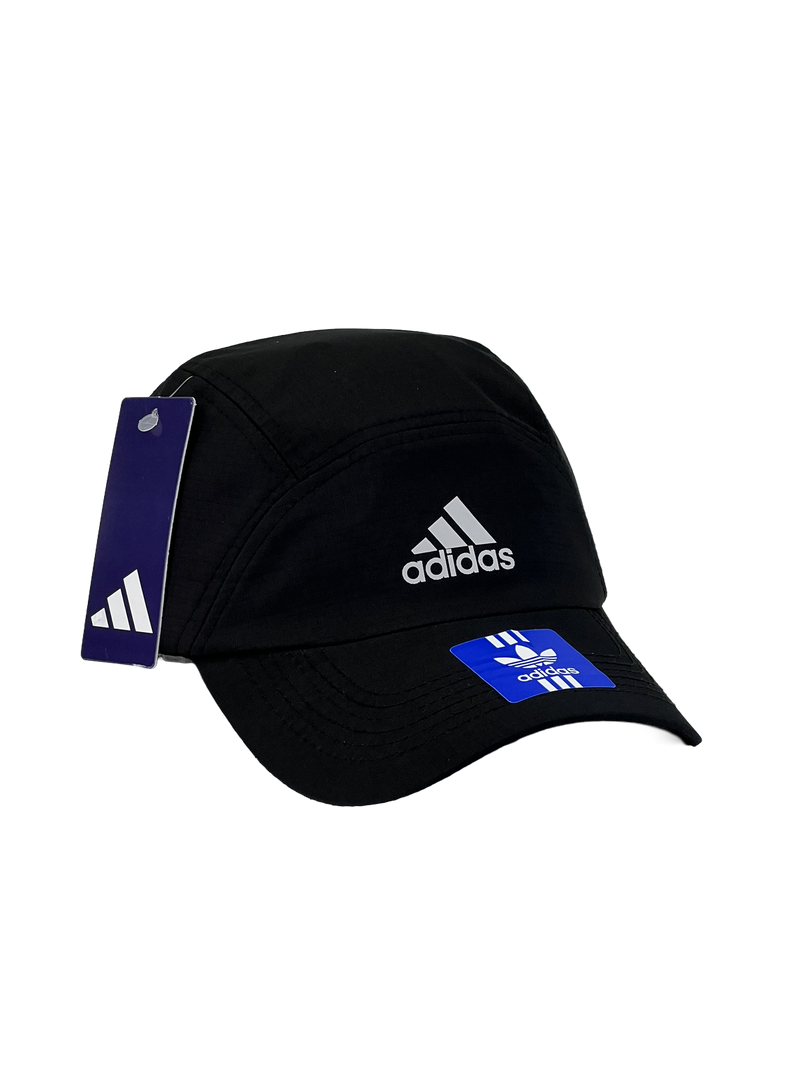 Boné Casual Adidas Basic Two - Cor Preto Logo Branco