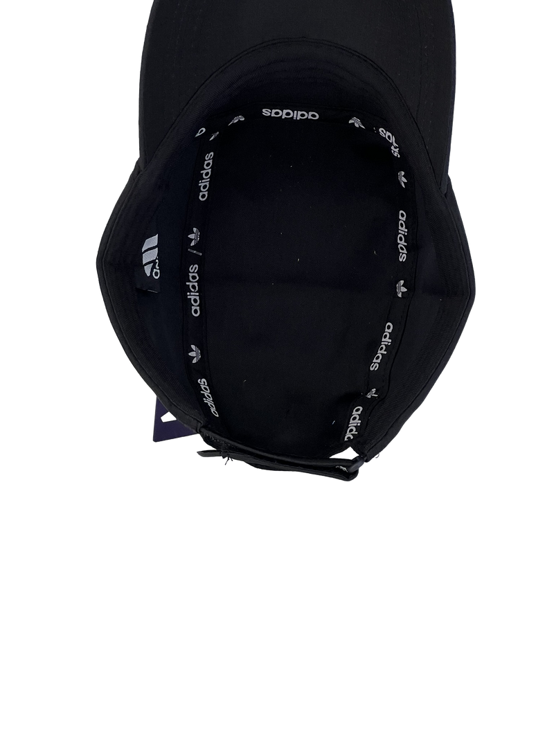 Boné Casual Adidas Basic Two - Cor Preto Logo Branco