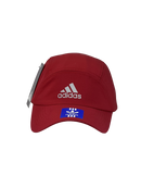 Boné Casual Adidas Basic Two - Cor Vermelho Logo Branco