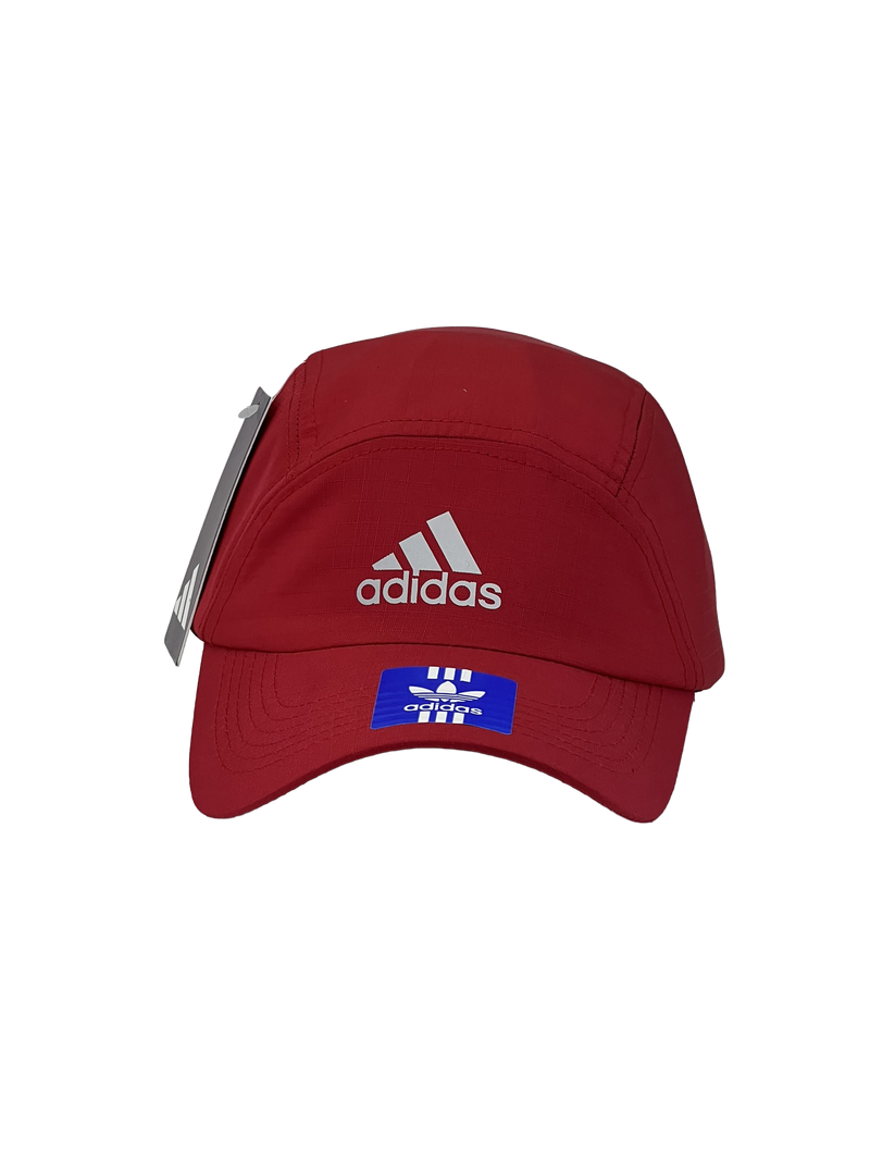 Boné Casual Adidas Basic Two - Cor Vermelho Logo Branco