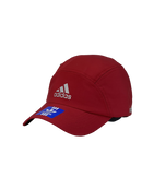 Boné Casual Adidas Basic Two - Cor Vermelho Logo Branco