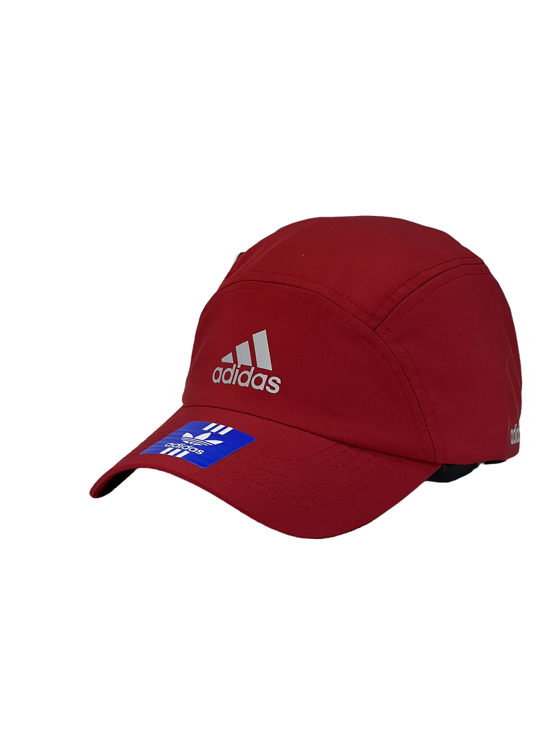 Boné Casual Adidas Basic Two - Cor Vermelho Logo Branco