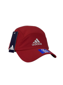 Boné Casual Adidas Basic Two - Cor Vermelho Logo Branco