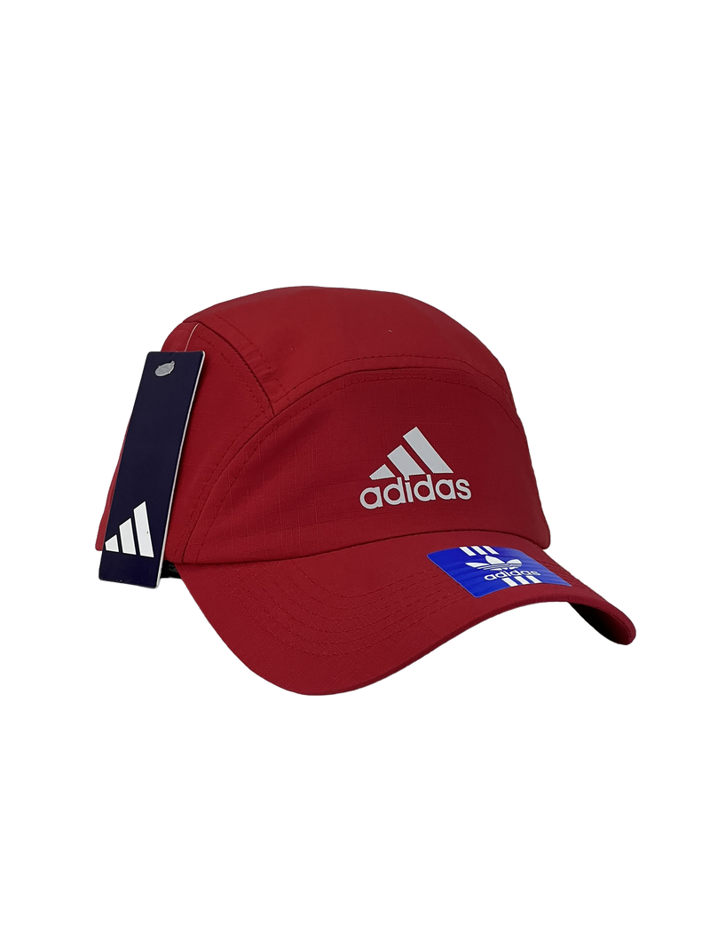 Boné Casual Adidas Basic Two - Cor Vermelho Logo Branco