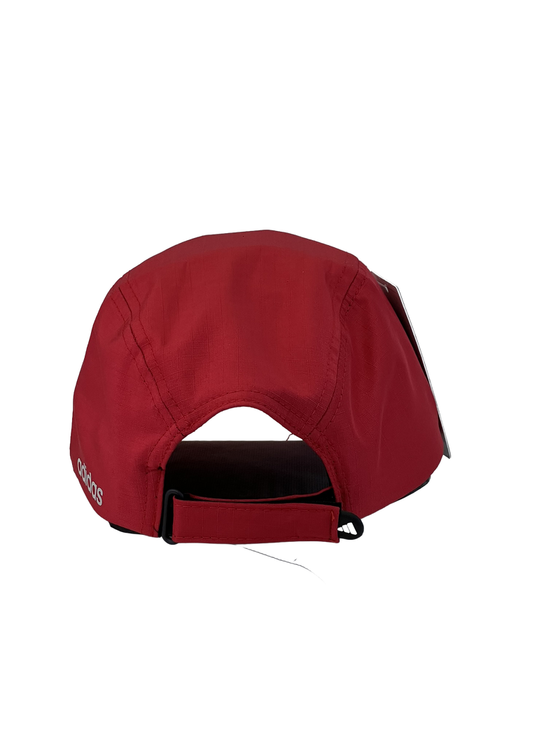 Boné Casual Adidas Basic Two - Cor Vermelho Logo Branco