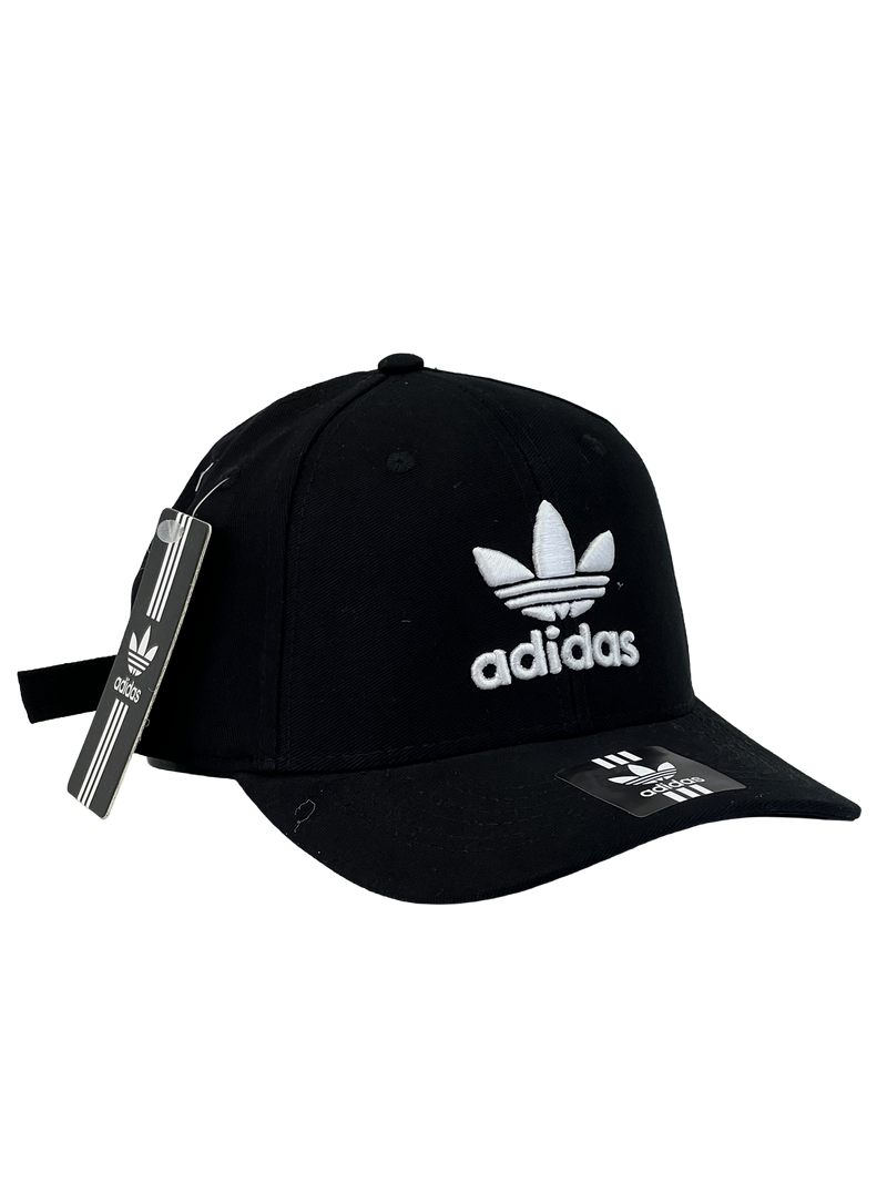 Boné Urbano Adidas Classic BIG - Cor Preto Logo Branco