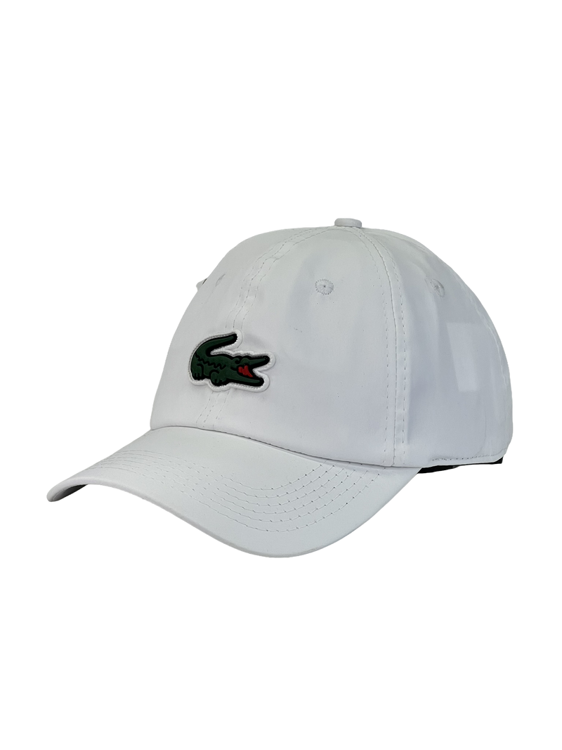 Boné Casual Lacoste Medium - Cor Branco Logo Original