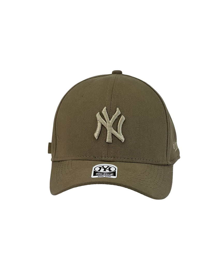 Boné Urbano New York Yankees Classic - Cor Marrom Logo Marrom
