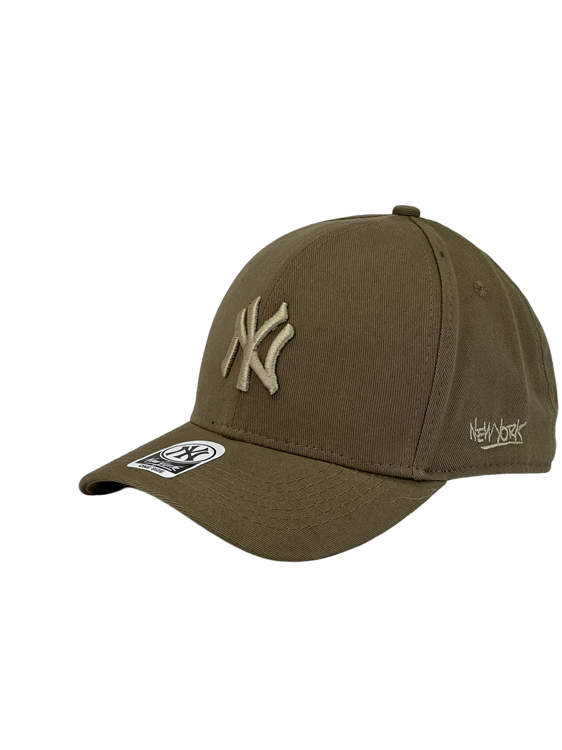 Boné Urbano New York Yankees Classic - Cor Marrom Logo Marrom