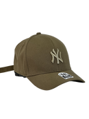 Boné Urbano New York Yankees Classic - Cor Marrom Logo Marrom