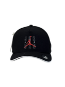 Boné Urbano Nike Jordan Air BIG - Cor Preto Logo Vermelho