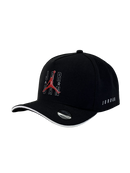 Boné Urbano Nike Jordan Air BIG - Cor Preto Logo Vermelho