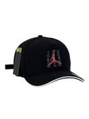 Boné Urbano Nike Jordan Air BIG - Cor Preto Logo Vermelho