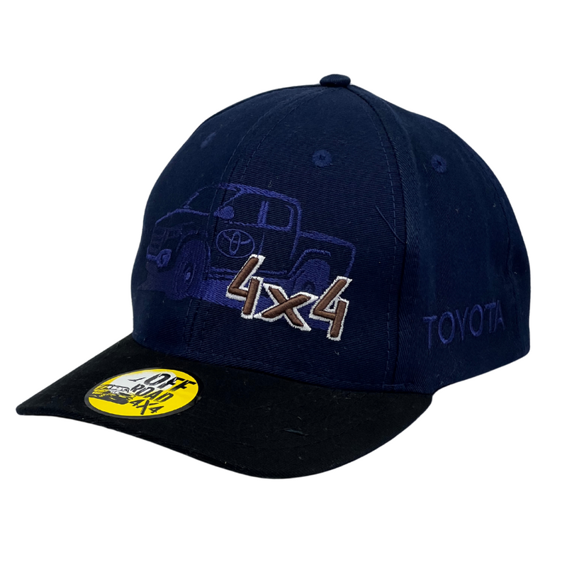 Boné Urbano Toyota 4X4 - Cor Azul Escuro  Logo Oficial