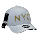 Boné Urbano New York City - Cor Branco  Logo Amarelo