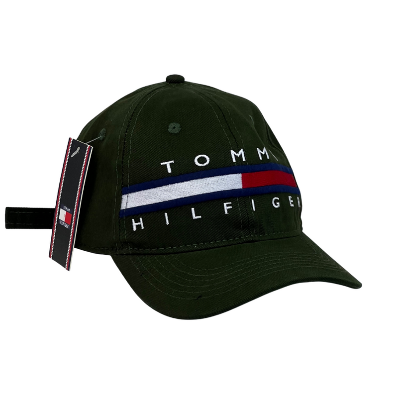 Boné Casual Tommy Hilfiger BIG - Cor Verde Escuro  Logo Original