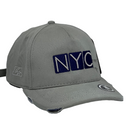 Boné Destroyed NYC - Cor Cinza  Logo Preto
