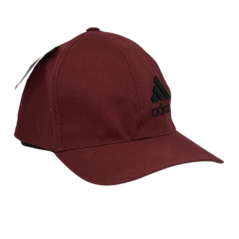Boné Casual Adidas Basic - Cor Vinho  Logo Preto
