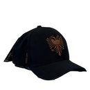 Boné Destroyed Cavalera BIG - Cor Preto  Logo Marrom