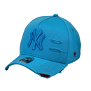 Boné Destroyed New York Yankes - Cor Azul Claro  Logo Azul
