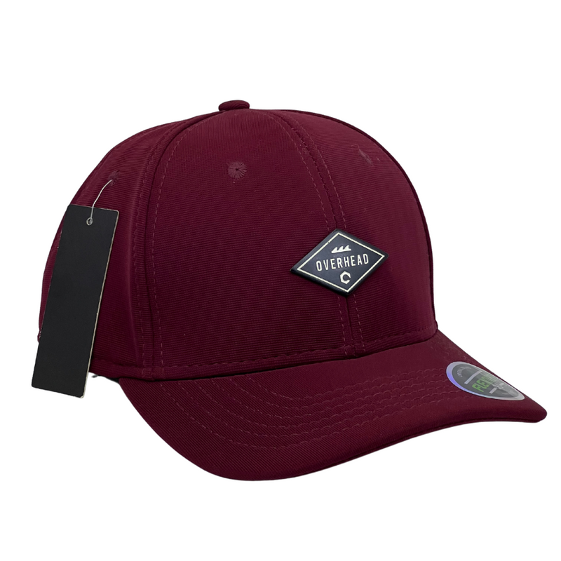 Boné Fitted OverHead - Cor Vinho  Logo Oficial