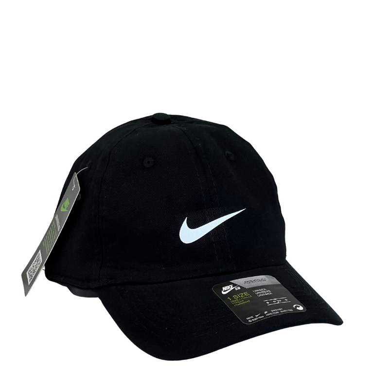 Boné  Casual Nike BIG - Cor Preto  Logo Branco