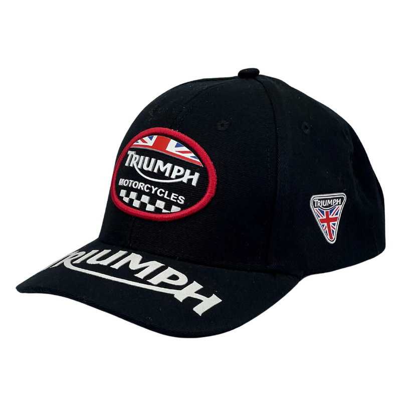 Boné Casual Triumph  - Cor Preto  Logo Oficial