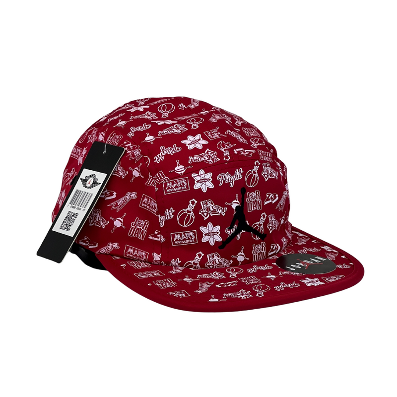 Boné Casual Nike Jordan Street - Cor Vermelho  Logo Preto