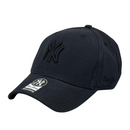 Boné Casual New York Yankees - Cor Preto  Logo Preto