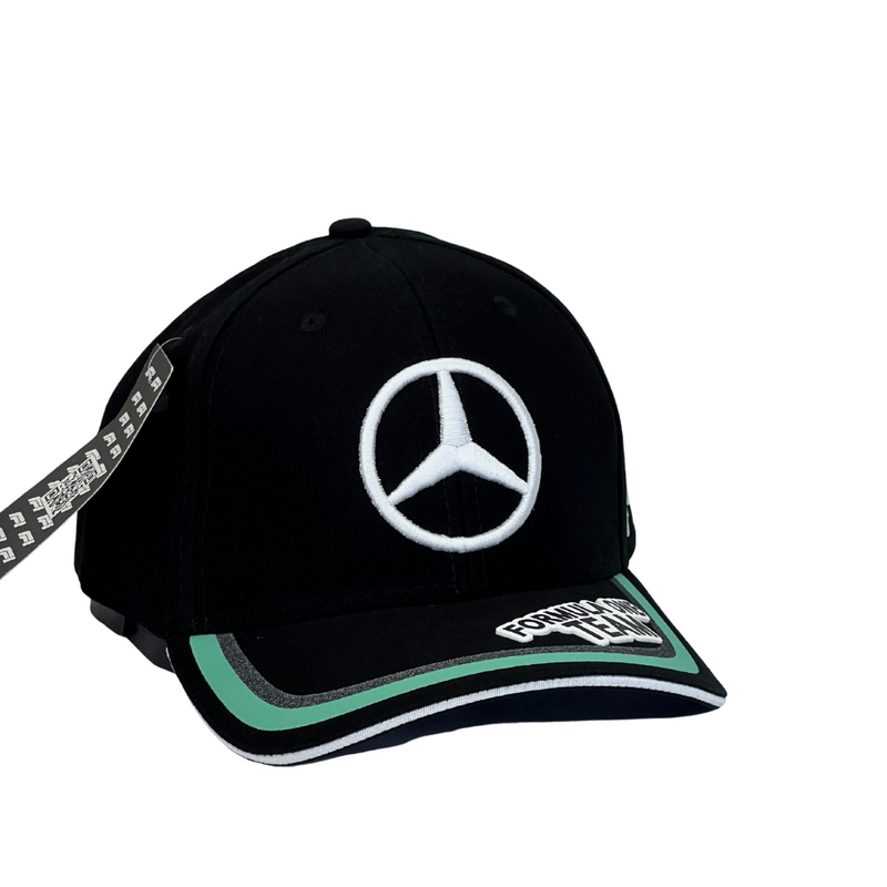 Boné  Urbano Detroid Mercedes BIG - Cor Preto  Logo Branco