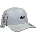 Boné Casual Lacoste Basic - Cor Branco  Logo Oficial