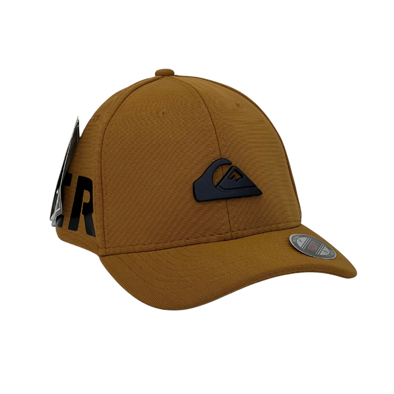 Boné Fitted QuikSilver Big Back - Cor Marrom  Logo Preto