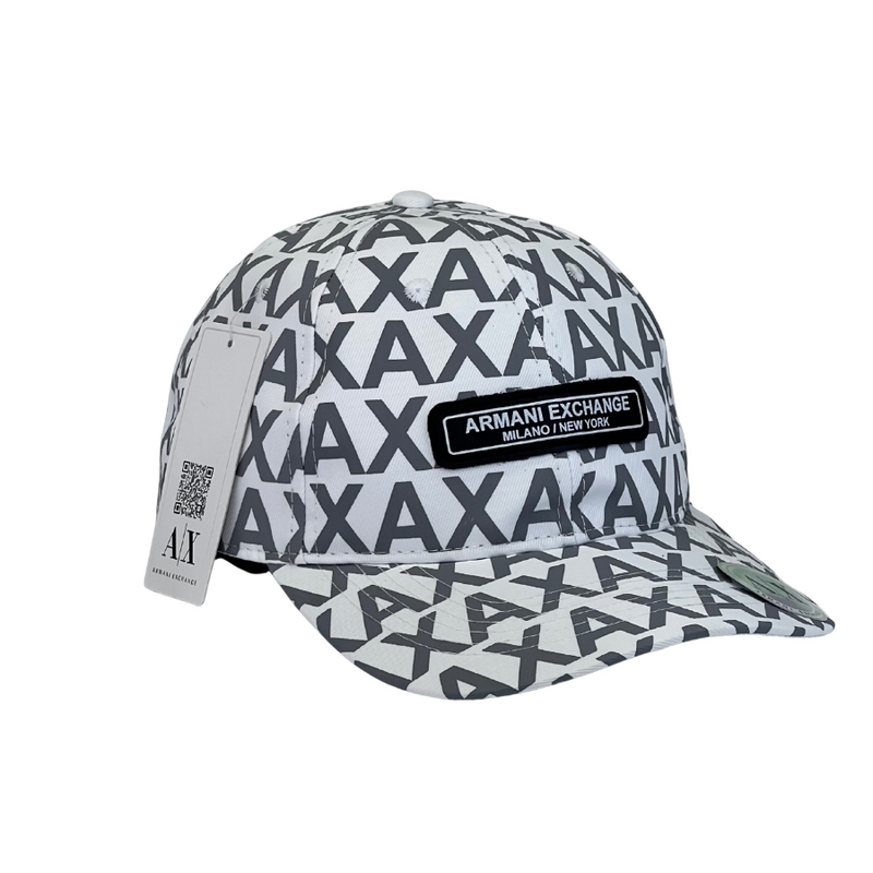 Boné Casual Emporio Armani Milano NY - Cor Branco  Logo Original