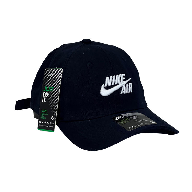 Boné Urbano Nike Air - Cor Preto  Logo Branco