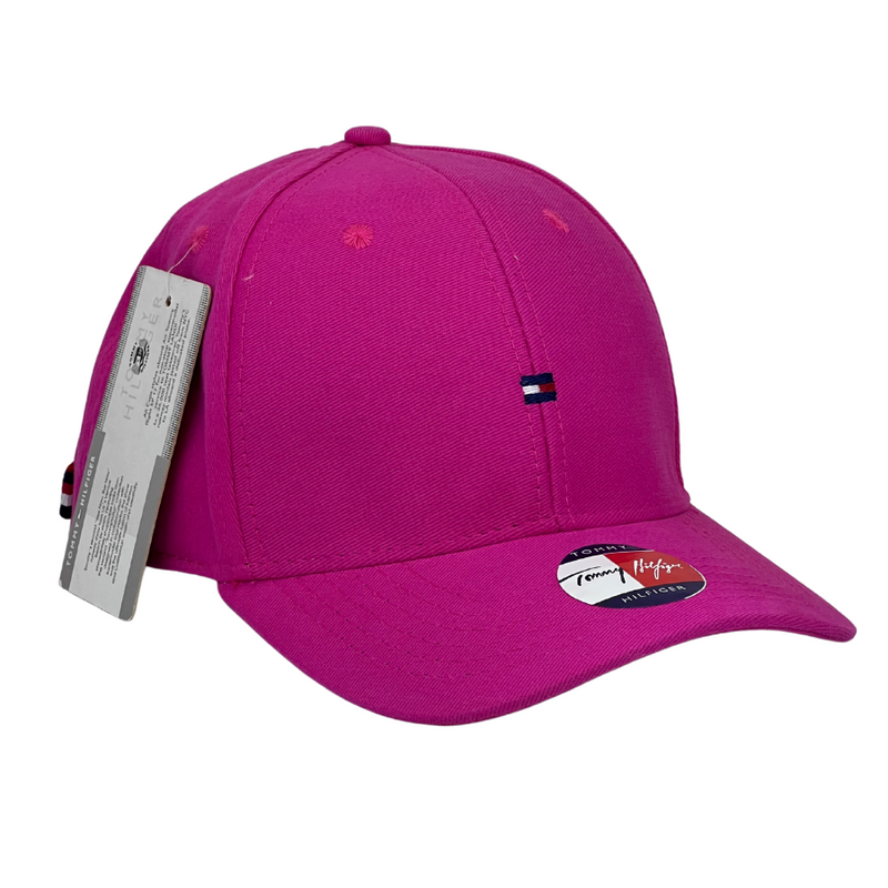 Boné Urbano Tommy Hilfiger Basic - Cor Rosa Choque  Logo Oficial