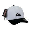 Boné Fitted QuikSilver Basic - Cor Branco  Logo Preto